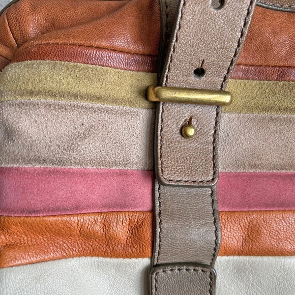 Fossil Leather and Suede handbag - Picture 11 of 13